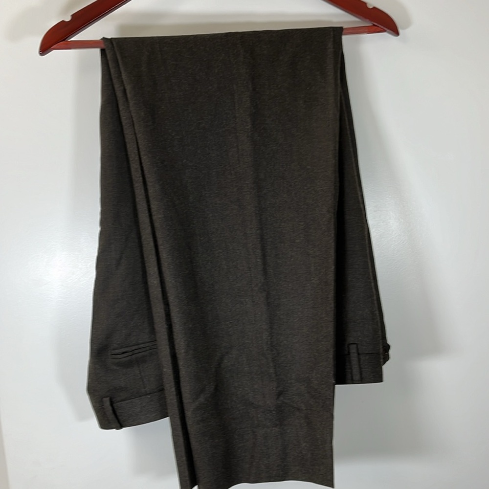 Canali Dress Pants Brown, VGUC, waist 37”, Inseam 30”. 100% Wool, made in Italy - Picture 4 of 16